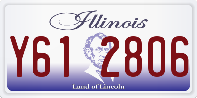 IL license plate Y612806