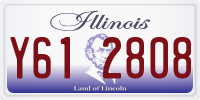 IL license plate Y612808