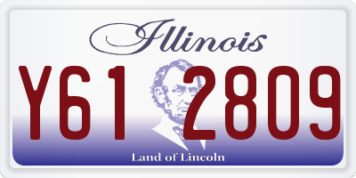 IL license plate Y612809
