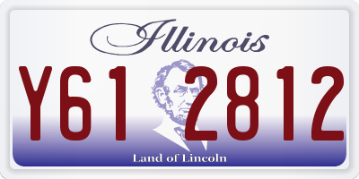 IL license plate Y612812