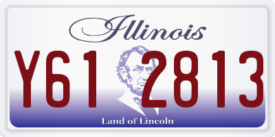 IL license plate Y612813