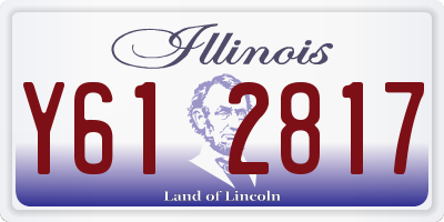 IL license plate Y612817