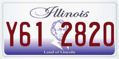 IL license plate Y612820