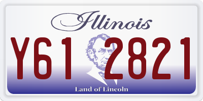 IL license plate Y612821