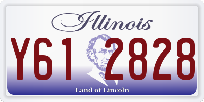 IL license plate Y612828