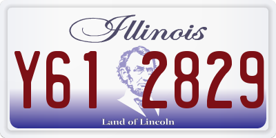IL license plate Y612829