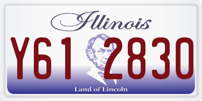 IL license plate Y612830
