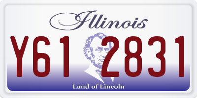 IL license plate Y612831
