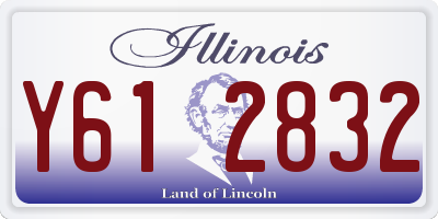 IL license plate Y612832