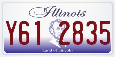IL license plate Y612835
