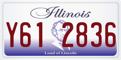 IL license plate Y612836