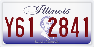 IL license plate Y612841
