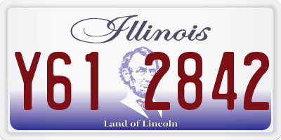 IL license plate Y612842