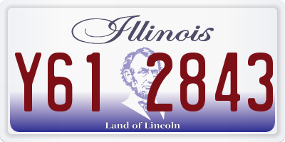 IL license plate Y612843