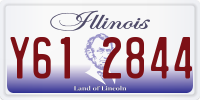IL license plate Y612844