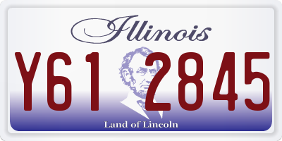 IL license plate Y612845