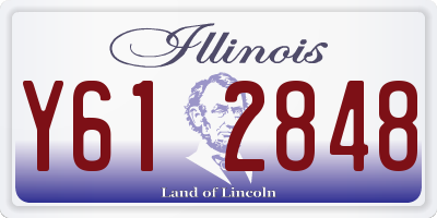 IL license plate Y612848
