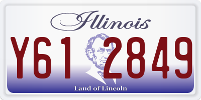 IL license plate Y612849