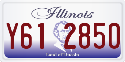IL license plate Y612850