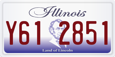 IL license plate Y612851