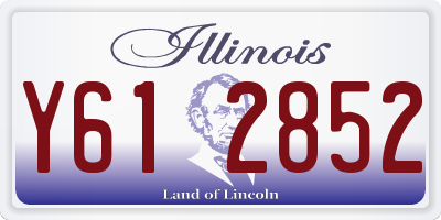 IL license plate Y612852