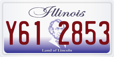 IL license plate Y612853