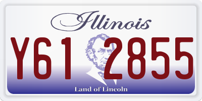 IL license plate Y612855