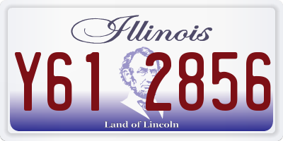 IL license plate Y612856