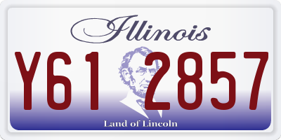 IL license plate Y612857