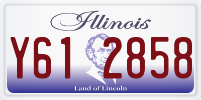 IL license plate Y612858