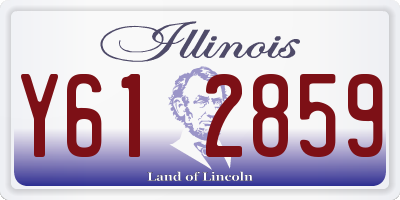 IL license plate Y612859