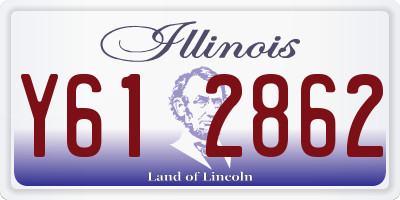 IL license plate Y612862