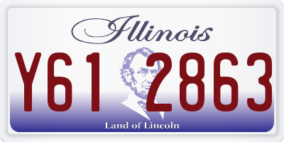 IL license plate Y612863