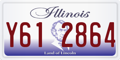IL license plate Y612864