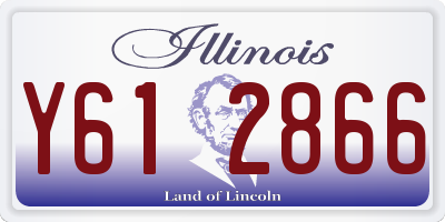 IL license plate Y612866