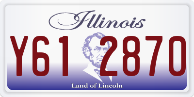 IL license plate Y612870