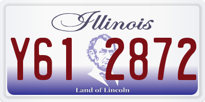 IL license plate Y612872