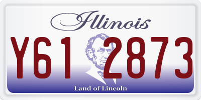 IL license plate Y612873