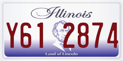 IL license plate Y612874