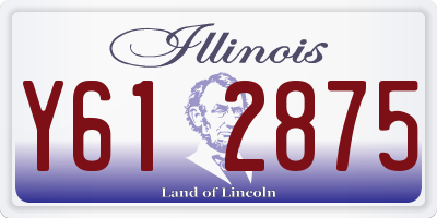 IL license plate Y612875