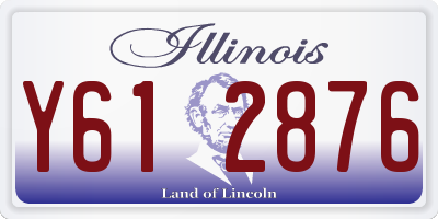 IL license plate Y612876