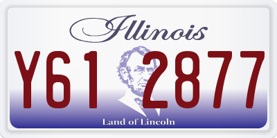 IL license plate Y612877