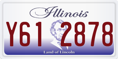 IL license plate Y612878