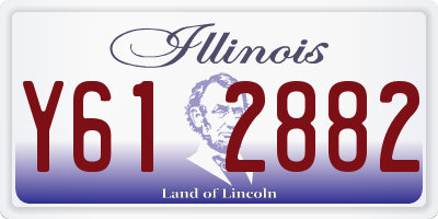 IL license plate Y612882