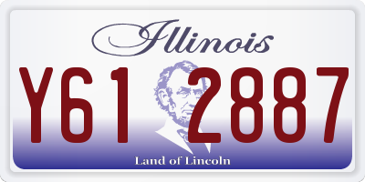 IL license plate Y612887