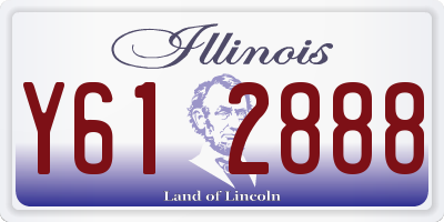 IL license plate Y612888
