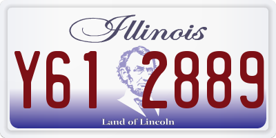 IL license plate Y612889
