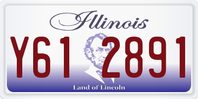 IL license plate Y612891