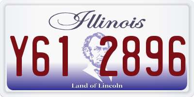 IL license plate Y612896