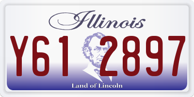 IL license plate Y612897